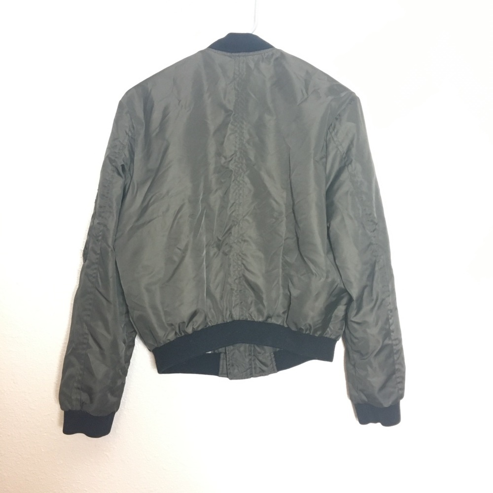 Zara Basic Green Outerwear Jacket - image 2